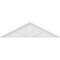 Ekena Millwork Peaked Cap 4 Spoke Architectural Grade PVC Pediment, 78"W x 20-1/2"H x 2"P (Pitch 6/12) PEDPS078X205PKC04 - alternate 2